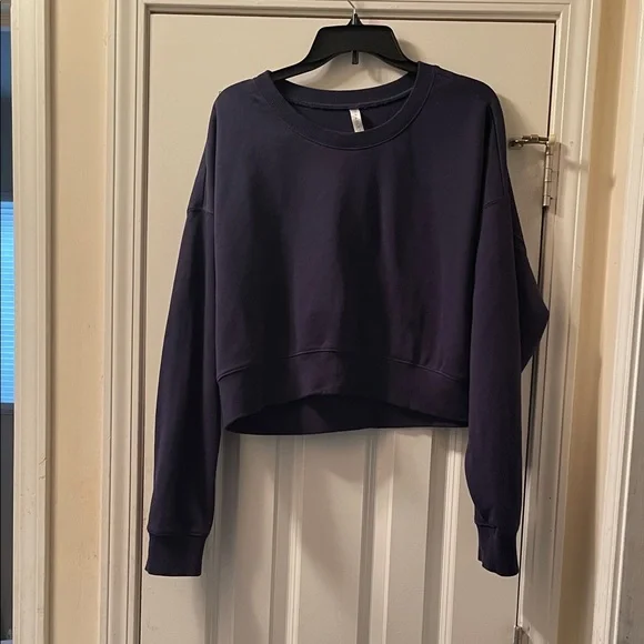 Fabletics Navy Sweatshirt with Logo - Picture 3 of 4